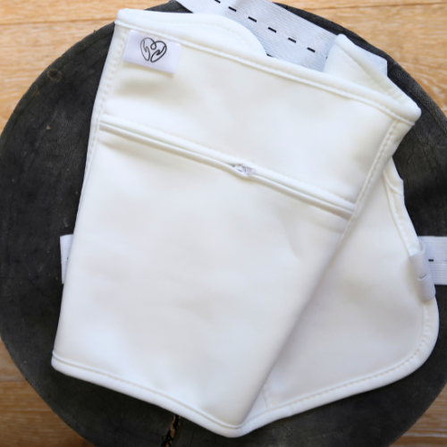 1 Piece Waist Wrap Organic Cotton Castor Oil Pack - Buttons