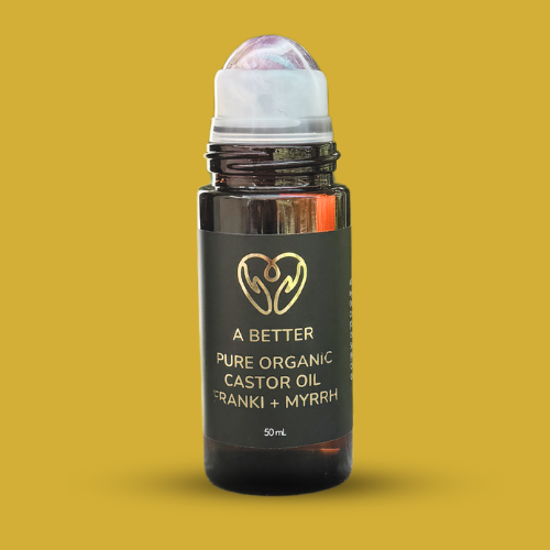 LIMITED EDITION Roll-On 50mL - Amber Glass Bottle Amethyst Roller
