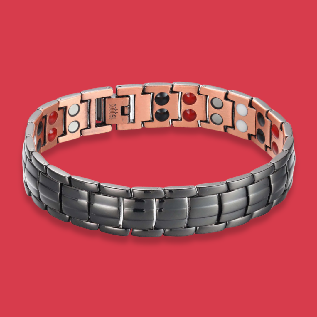 Pure Copper Magnetic Therapy Bracelet - Four Elements Design