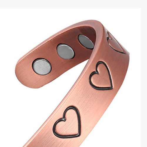 Pure Copper Magnetic Therapy Bracelet - Hearts Design - Health & Beauty:Natural & Alternative Remedies:Magnetic Therapy - A Better Marketplace