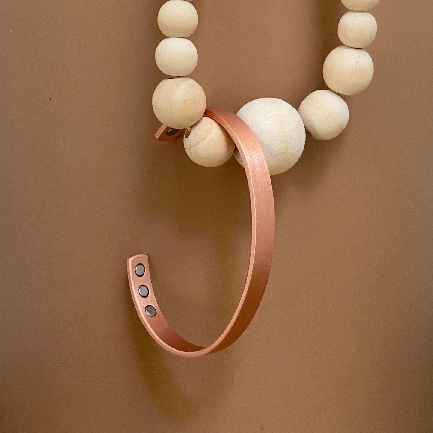 Pure Copper Magnetic Therapy Bracelet - Plain Brushed Design - Health & Beauty:Natural & Alternative Remedies:Magnetic Therapy - A Better Marketplace