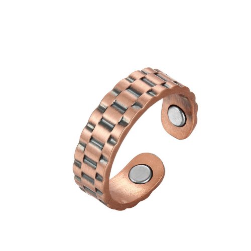 Pure Copper Magnetic Therapy Ring - Health & Beauty:Natural & Alternative Remedies:Magnetic Therapy - Pure Copper Ring - Link Design - - A Better Marketplace