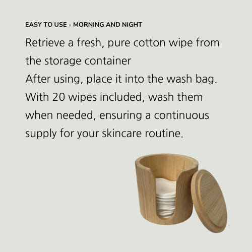 Pure Cotton Face Wipes Set - skincare wipes - A Better Marketplace
