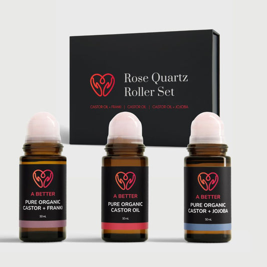 Rose Quartz Roller Set