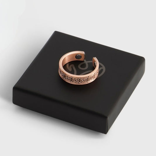 Pure Copper Magnetic Therapy Ring - Celtic Knot
