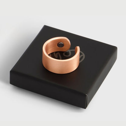 Pure Copper Magnetic Therapy Ring - Plain Brushed