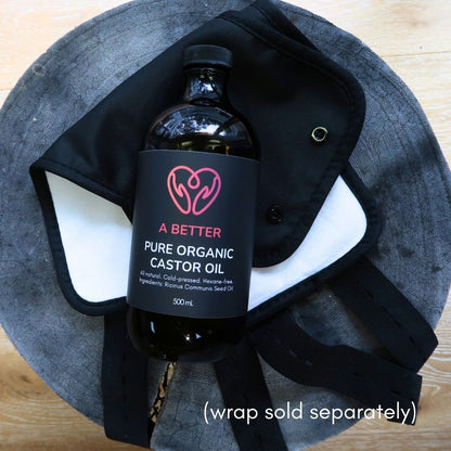 Pure Organic Castor Oil - Amber Glass Bottle
