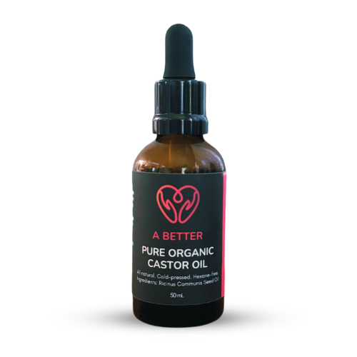 50ml organic castor oil bottle