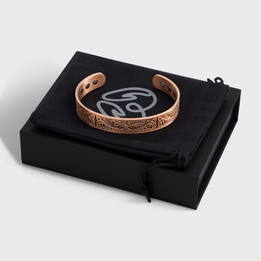 Pure Copper Magnetic Therapy Bracelet - Tree of Life Design