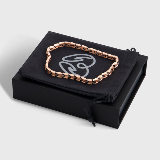 Pure Copper Magnetic Therapy Anklet- Weave Design