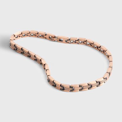 Pure Copper Magnetic Therapy Anklet- Weave Design