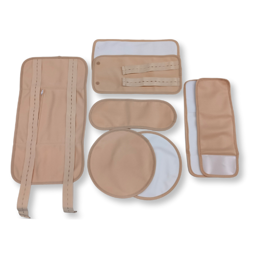 8 Piece Caster OIl Wrap Set Nude Colour