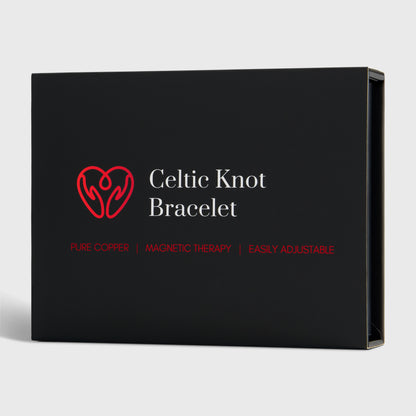 Pure Copper Magnetic Therapy Bracelet - Celtic Knot Design