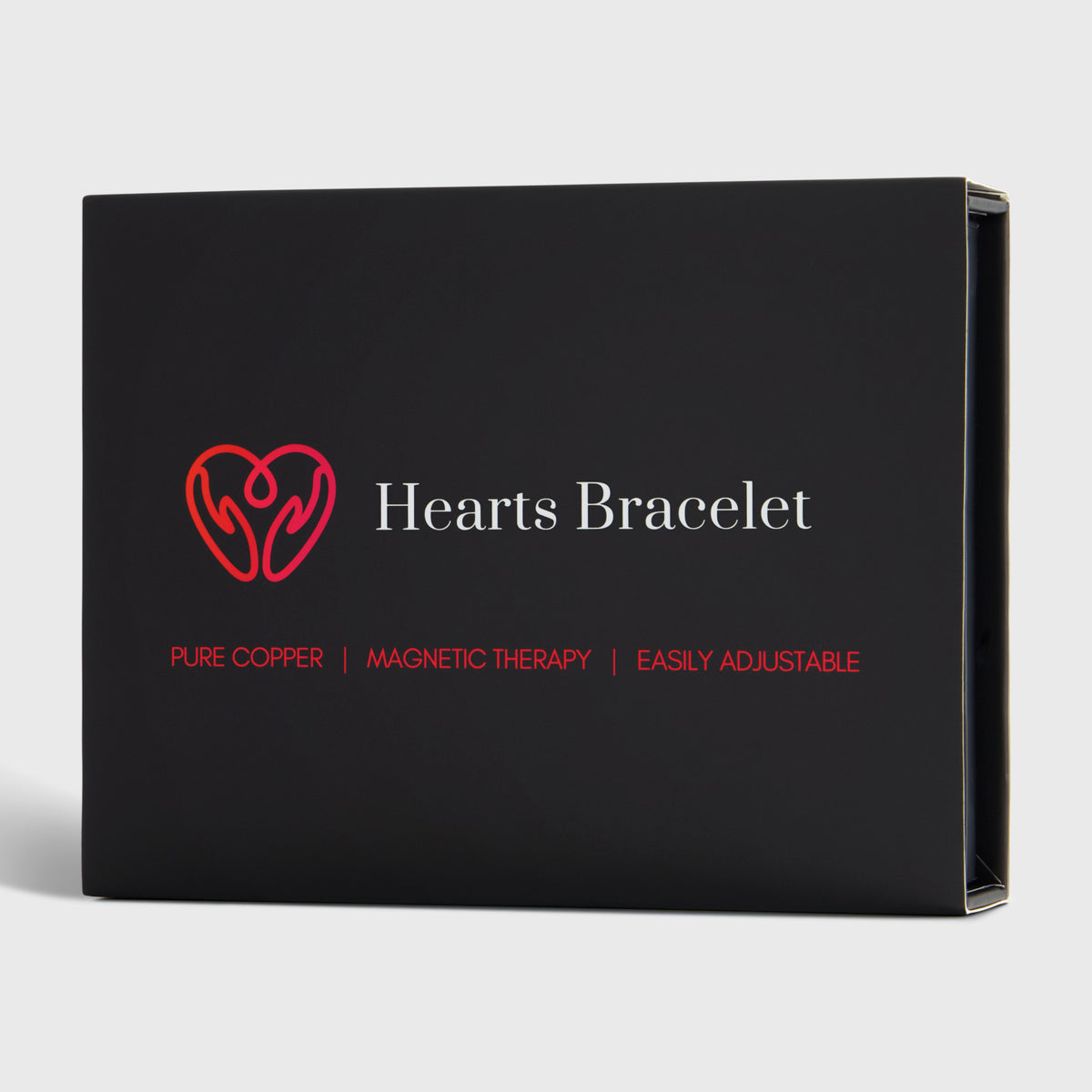 Pure Copper Magnetic Therapy Bracelet - Hearts Design