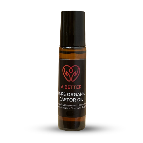 10ml organic castor oil roll on bottle