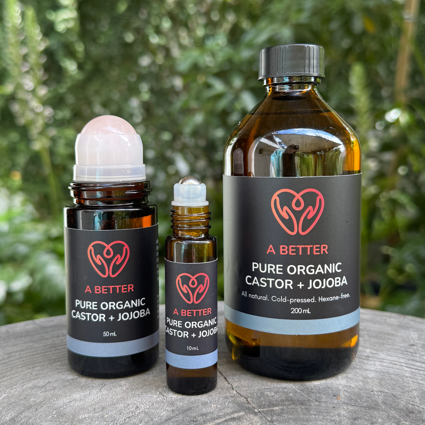 Castor + Jojoba Roll-On & Refill Bundle