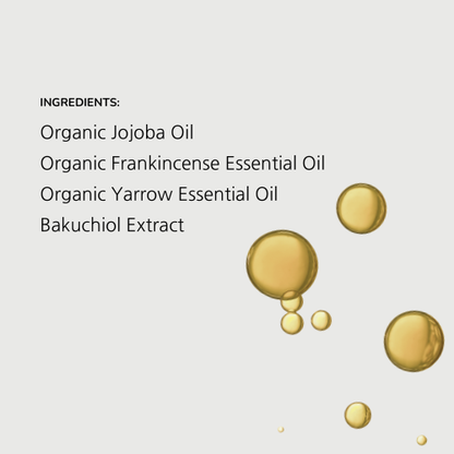 Pure Organic Face Oil Moisturiser 50mL Amber Glass Bottle