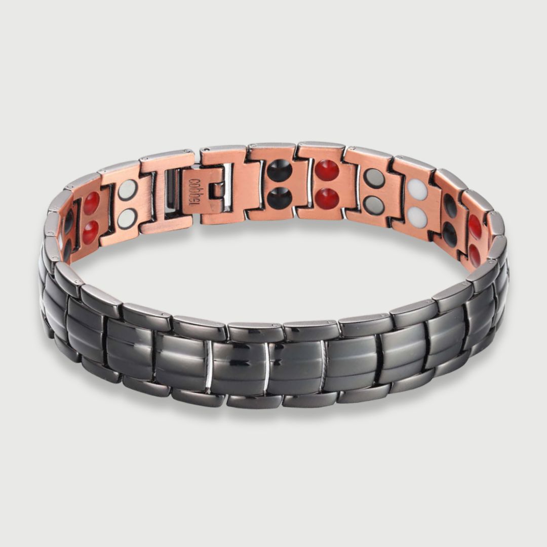 Pure Copper Magnetic Therapy Bracelet - Four Elements Design