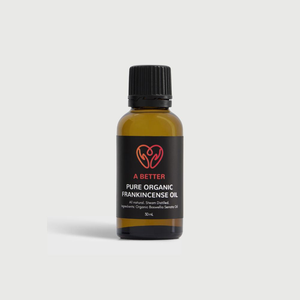 Pure Organic Frankincense Oil 30mL Amber Glass Bottle