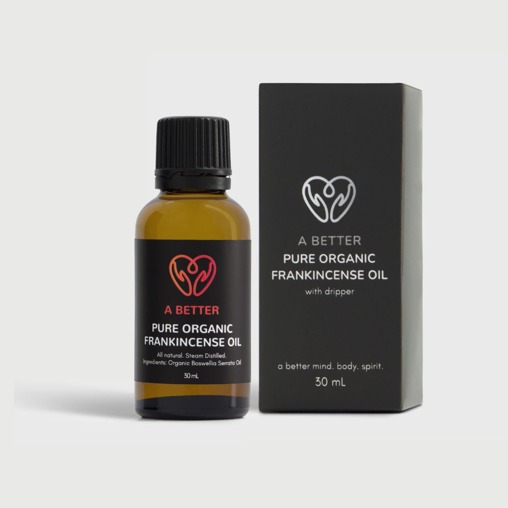 Pure Organic Frankincense Oil 30mL Amber Glass Bottle