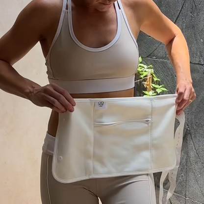 Castor Oil Starter Pack - Waist/Tummy Wrap, Castor Oil, Inserts and Heat Pack
