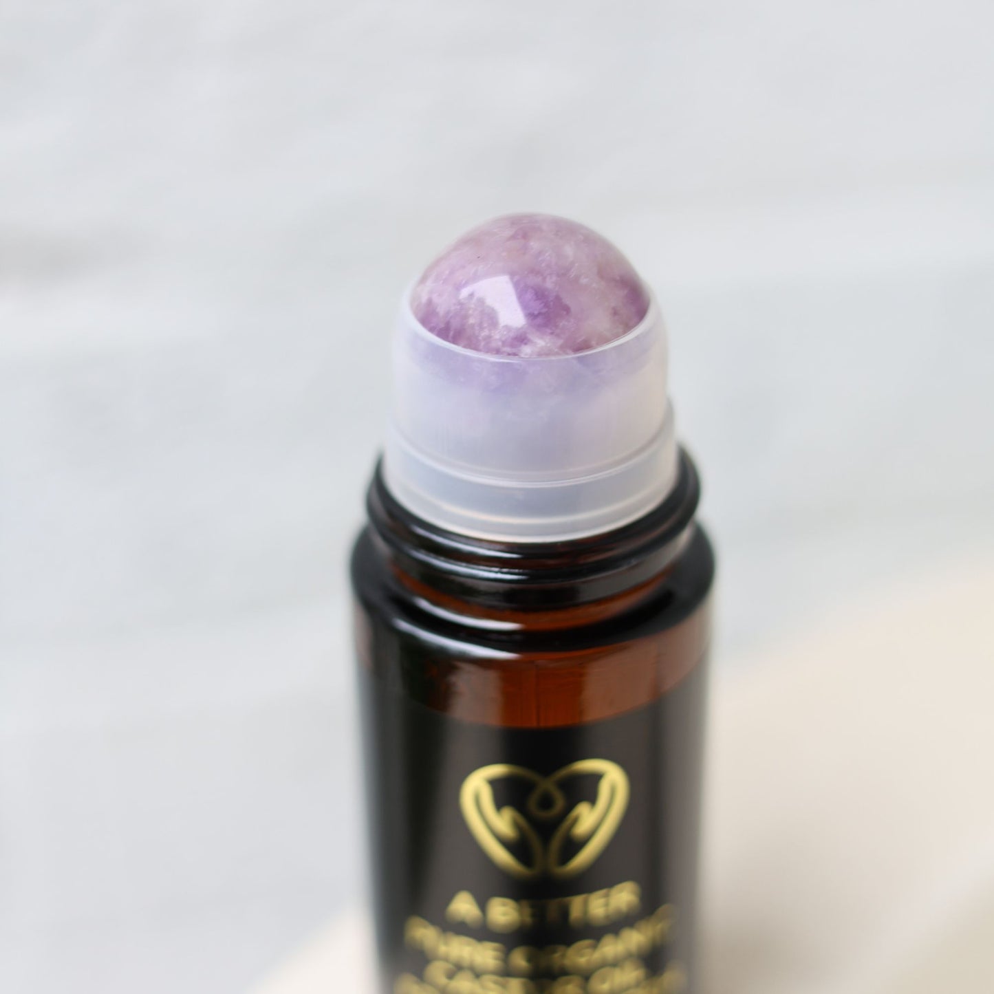 LIMITED EDITION Roll-On 50mL - Amber Glass Bottle Amethyst Roller