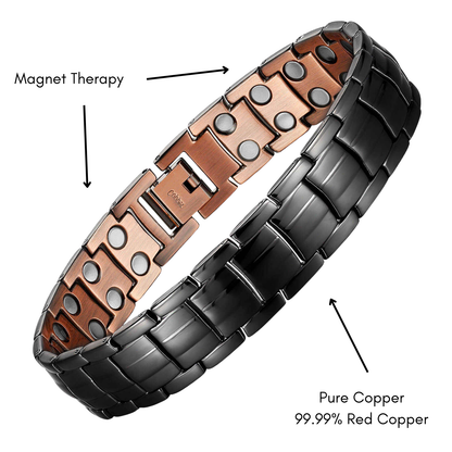 纯铜磁疗手链-链接设计