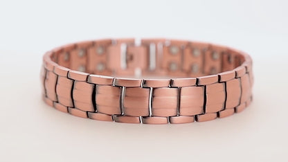Pure Copper Magnetic Therapy Bracelet - Link Design