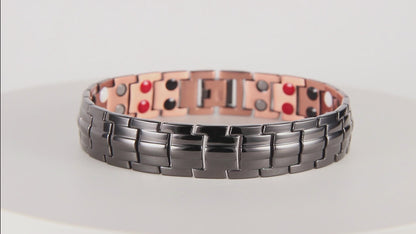 Pure Copper Magnetic Therapy Bracelet - Four Elements Design