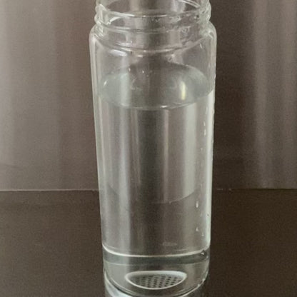 Hydrogen Glass Water Bottle 550 mL