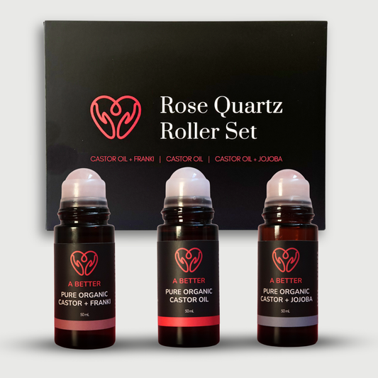 Rose Quartz Roller Set - Gift Box