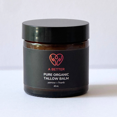 A Better Pure Organic Tallow Balm with Frankincense and Yarrow