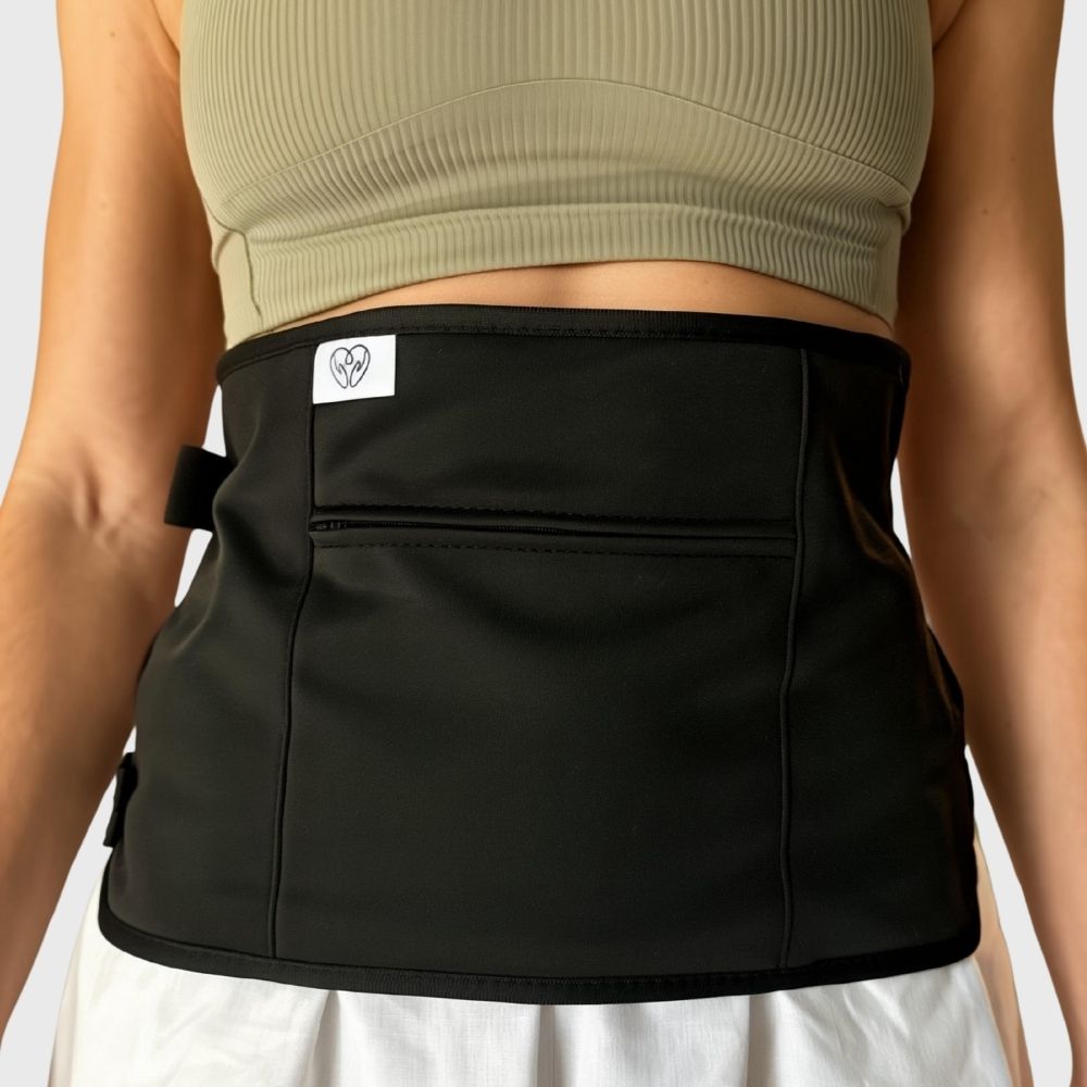 1 Piece Waist Wrap Organic Cotton Castor Oil Pack - Buttons