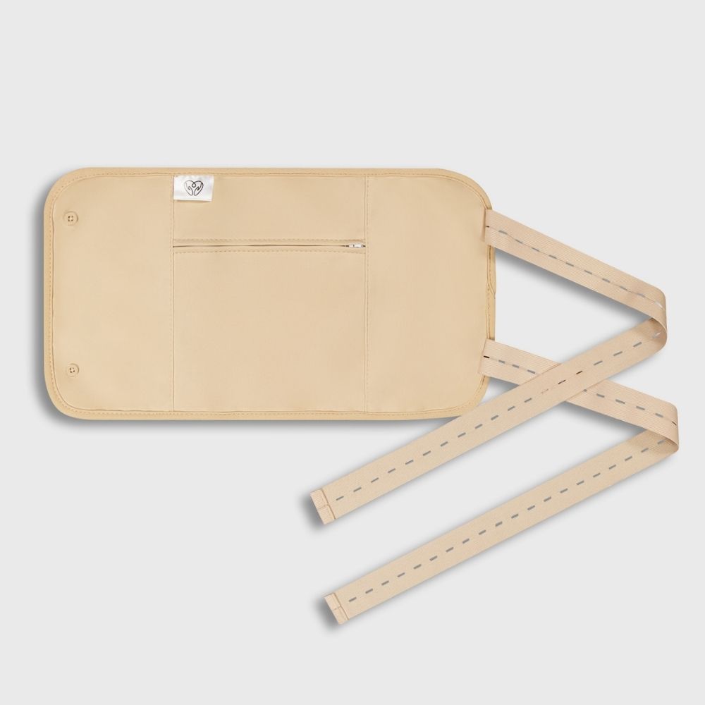 1 Piece Waist Wrap Organic Cotton Castor Oil Pack - Buttons
