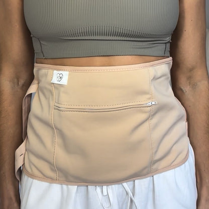 1 Piece Waist Wrap Organic Cotton Castor Oil Pack - Buttons