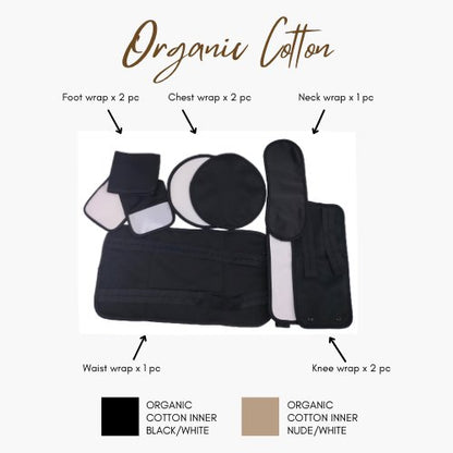 Castor Oil Wellness Bundle - Health & Beauty -> Personal Care -> Massage & Relaxation - Black - 8 Piece Set - 50 mL (includes dropper) - A Better Marketplace