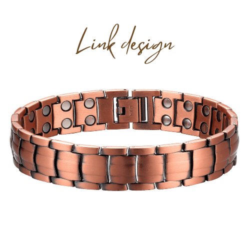 Leather magnetic hot sale therapy bracelet