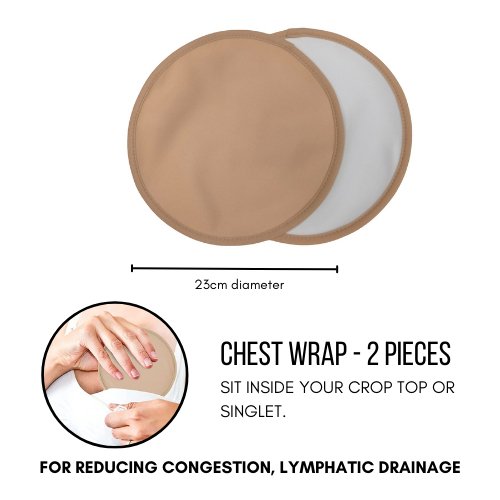 4 Pcs Castor Oil Nursing Pads Breast Pads Reusable Castor Oil Pack Wrap  Washable Compress Breast Pads for Comfort Relaxing Sleeping Daily Use,  Castor