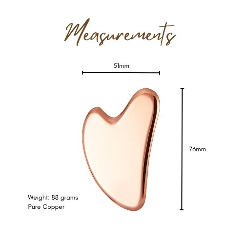 Pure Copper Gua Sha Tool Facial Massager Guasha Board Face Body Natural Massage - Health & Beauty -> Personal Care -> Massage & Relaxation - Copper Gua Sha - - A Better Marketplace