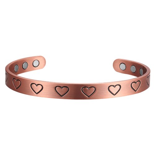 Pure Copper Magnetic Therapy Bracelet - Hearts Design - Health & Beauty:Natural & Alternative Remedies:Magnetic Therapy - A Better Marketplace