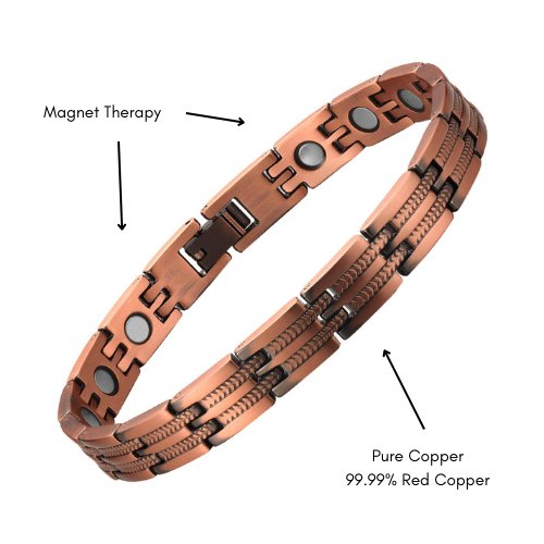 Pure Copper Magnetic Therapy Bracelet - Vine Design - Health & Beauty:Natural & Alternative Remedies:Magnetic Therapy - A Better Marketplace