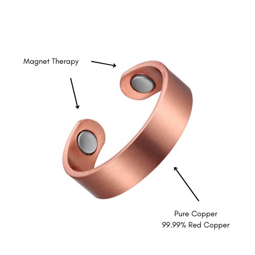 Pure Copper Magnetic Therapy Ring - Health & Beauty:Natural & Alternative Remedies:Magnetic Therapy - Pure Copper Ring - Link Design - - A Better Marketplace