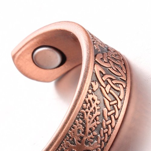 Pure Copper Magnetic Therapy Ring - Health & Beauty:Natural & Alternative Remedies:Magnetic Therapy - Pure Copper Ring - Tree of life Design - - A Better Marketplace