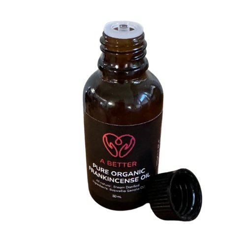 Pure Organic Frankincense Oil - Amber Glass Bottle - Health & Beauty -> Personal Care -> Massage & Relaxation - A Better Marketplace