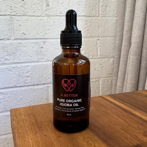 Pure Organic Jojoba Oil - Amber Glass Bottle - Health & Beauty -> Personal Care -> Massage & Relaxation - A Better Marketplace